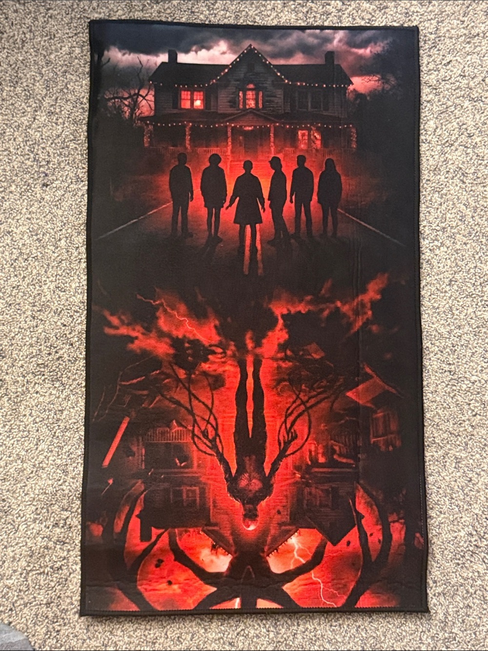 NEW! Stranger Things Rug 17.5 x 31 inches